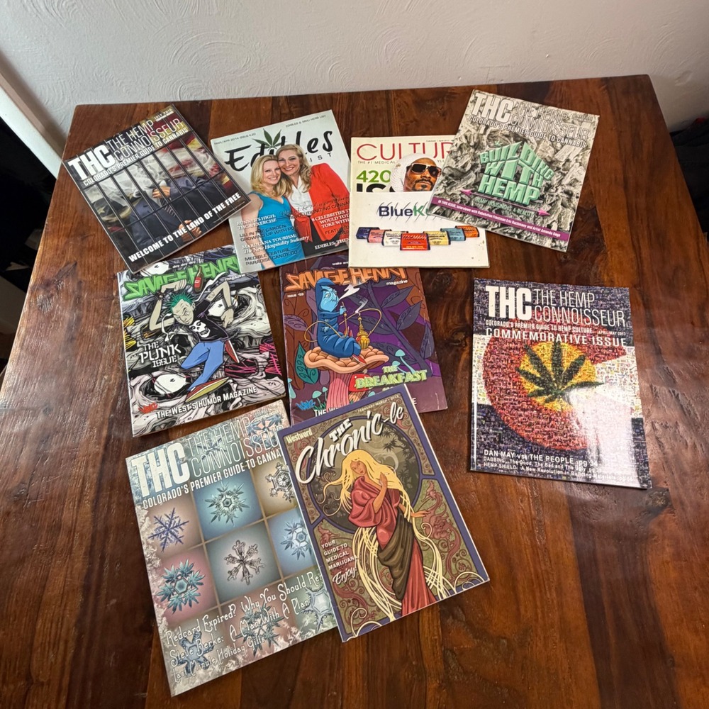 Cannabis Culture Magazine Lot 2013-2015 Hemp Connoisseur Savage Henry Chronic-le